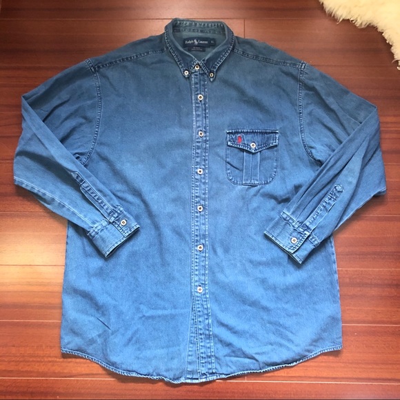 Vintage Ralph Lauren denim shirt
